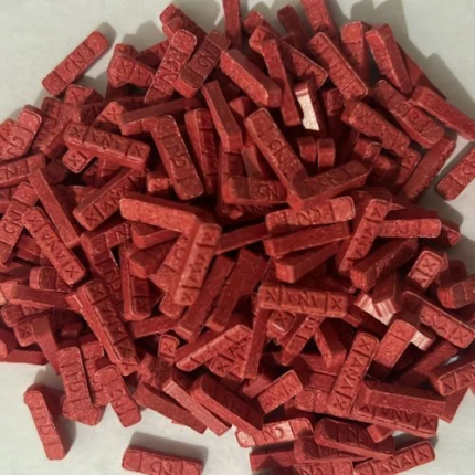 Official clinical packaging of alprazolam 2 mg tablet showing dosage strength info from Pharma Research .eu (note: Red Devil Xanax is counterfeit with no authorised packaging)