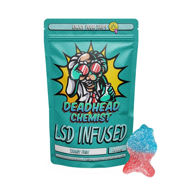 LSD Edible 100ug Tangy Fish Gummy Deadhead Chemist - Relax Pharmacies